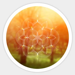 Valinor (Undying Lands) | Sacred geometry art Sticker